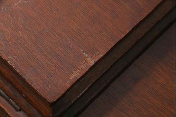 アンティーク雑貨　ジャンク品　シンガー(SINGER)　スフィンクス柄　華やかな装飾が味わい深いミシン(シンガーミシン、脚なし)