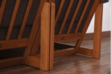 中古　ビンテージ　コスガ社　セパレート　北欧モダンの雰囲気漂う3人掛けソファ(アームソファ)