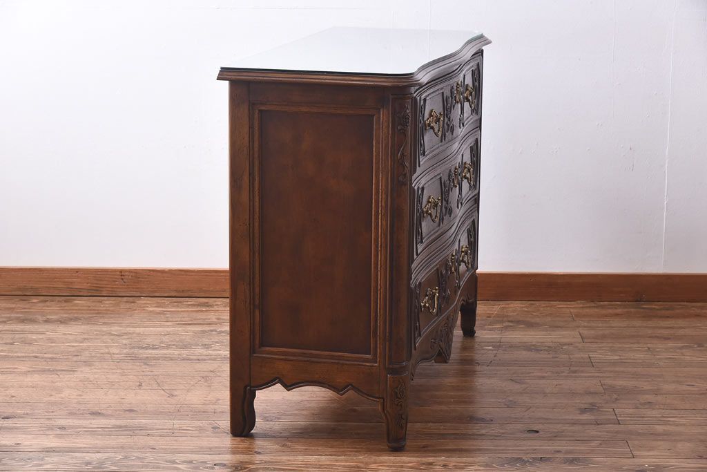 中古　DREXEL HERITAGE(ドレクセルヘリテイジ)　old continent(オールドコンチネント)　ホールチェスト(サイドチェスト)(定価約63万円)