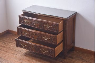 中古　DREXEL HERITAGE(ドレクセルヘリテイジ)　old continent(オールドコンチネント)　ホールチェスト(サイドチェスト)(定価約63万円)