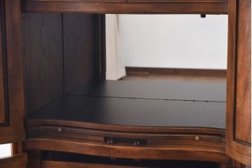 中古　DREXEL HERITAGE(ドレクセルヘリテイジ)　Grand Villa(グランドヴィラ)　Bar Wall Unit キャビネット(収納棚)(定価約69万円)(1)