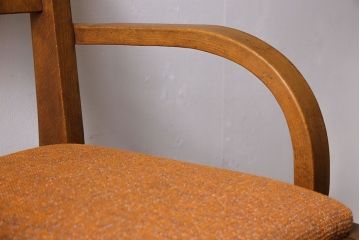 レトロ家具　昭和レトロ　ブナ材　木の風合いが感じられるチャイルドチェア(キッズチェア、子供用椅子)