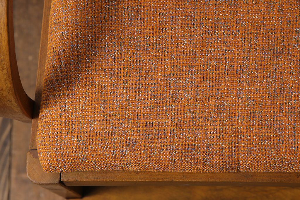 レトロ家具　昭和レトロ　ブナ材　木の風合いが感じられるチャイルドチェア(キッズチェア、子供用椅子)