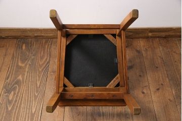 レトロ家具　昭和レトロ　ブナ材　木の風合いが感じられるチャイルドチェア(キッズチェア、子供用椅子)