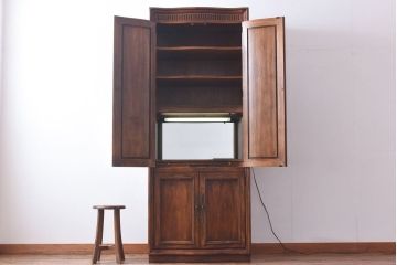 中古　DREXEL HERITAGE(ドレクセルヘリテイジ)　Grand Villa(グランドヴィラ)　Bar   Wall Unit キャビネット(収納棚)(定価約69万円)(3)