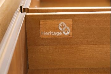 中古　DREXEL HERITAGE(ドレクセルヘリテイジ)　Old World(オールドワールド)　セクレタリー(ライティングビューロー、ワークデスク、在宅ワーク、在宅用、収納棚)(定価約226万円)(R-029290)