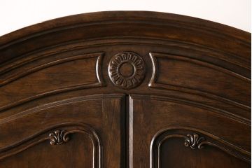 中古　DREXEL HERITAGE(ドレクセルヘリテイジ)　Old World(オールドワールド)　セクレタリー(ライティングビューロー、ワークデスク、在宅ワーク、在宅用、収納棚)(定価約226万円)(R-029290)