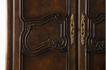 中古　DREXEL HERITAGE(ドレクセルヘリテイジ)　Old World(オールドワールド)　セクレタリー(ライティングビューロー、ワークデスク、在宅ワーク、在宅用、収納棚)(定価約226万円)(R-029290)