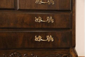 中古　DREXEL HERITAGE(ドレクセルヘリテイジ)　Old World(オールドワールド)　セクレタリー(ライティングビューロー、ワークデスク、在宅ワーク、在宅用、収納棚)(定価約226万円)(R-029290)