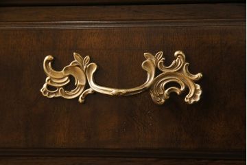 中古　DREXEL HERITAGE(ドレクセルヘリテイジ)　Old World(オールドワールド)　セクレタリー(ライティングビューロー、ワークデスク、在宅ワーク、在宅用、収納棚)(定価約226万円)(R-029290)