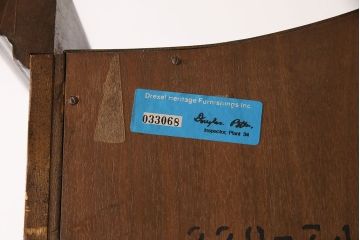 中古　DREXEL HERITAGE(ドレクセルヘリテイジ)　Old World(オールドワールド)　セクレタリー(ライティングビューロー、ワークデスク、在宅ワーク、在宅用、収納棚)(定価約226万円)(R-029290)