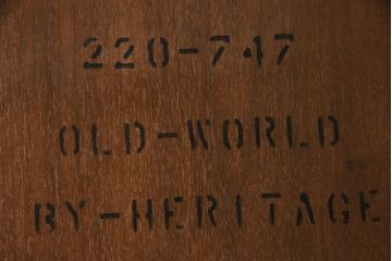 中古　DREXEL HERITAGE(ドレクセルヘリテイジ)　Old World(オールドワールド)　セクレタリー(ライティングビューロー、ワークデスク、在宅ワーク、在宅用、収納棚)(定価約226万円)(R-029290)