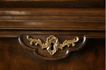 中古　DREXEL HERITAGE(ドレクセルヘリテイジ)　Old World(オールドワールド)　セクレタリー(ライティングビューロー、ワークデスク、在宅ワーク、在宅用、収納棚)(定価約226万円)(R-029290)