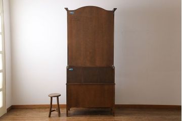 中古　DREXEL HERITAGE(ドレクセルヘリテイジ)　Old World(オールドワールド)　セクレタリー(ライティングビューロー、ワークデスク、在宅ワーク、在宅用、収納棚)(定価約226万円)(R-029290)
