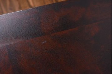 【S様ご成約済・ご決済用】中古　北海道民芸家具　上品な雰囲気漂うビューローブックケース(ライティングビューロー、机、本箱、収納棚)(定価約49万円)(1)