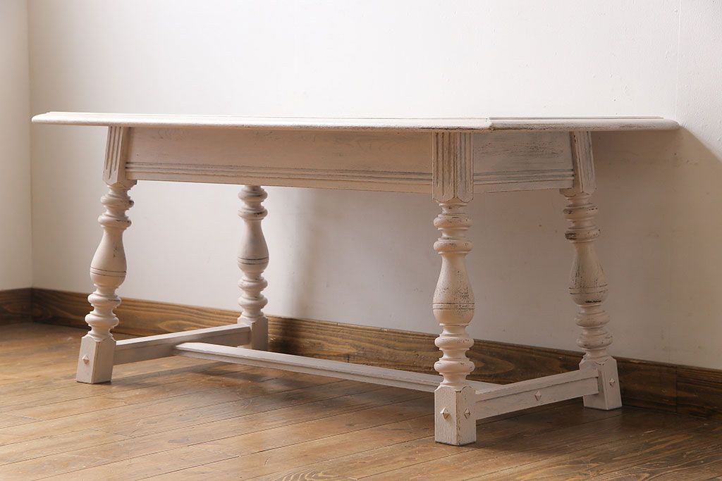 ペイント家具　永田良介商店　ナチュラルなセンターテーブル(サイドテーブル、コーヒーテーブル)