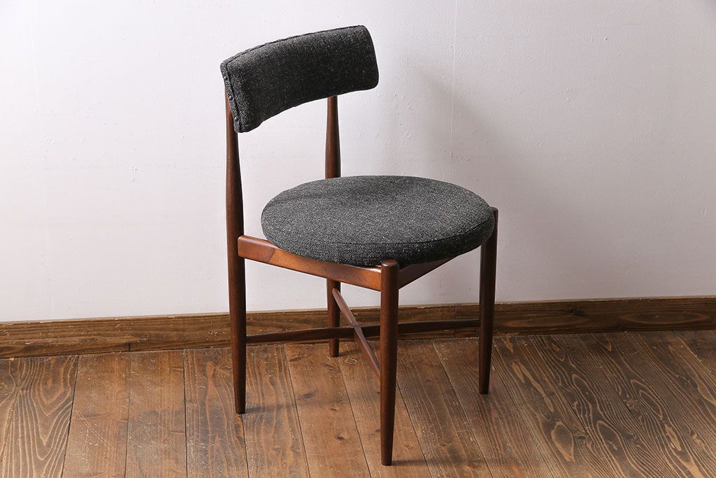 北欧家具　G-PLAN(ジープラン)　Fresco(フレスコ)　ビンテージサーキュラーチェア(ダイニングチェア、椅子)(1)