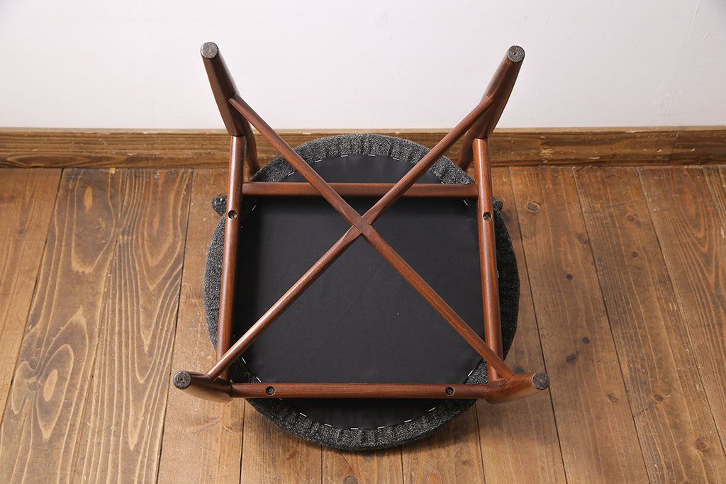 北欧家具　G-PLAN(ジープラン)　Fresco(フレスコ)　ビンテージサーキュラーチェア(ダイニングチェア、椅子)(1)