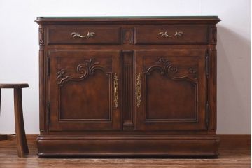 中古　DREXEL HERITAGE(ドレクセルヘリテイジ)　old continent(オールドコンチネント)　サーバー(洋酒棚、キャビネット)(定価約82万円)