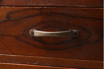 レトロ家具　昭和レトロ　懐かしい和の味わいが楽しめる小型チェスト(引き出し、小物入れ、裁縫箱)