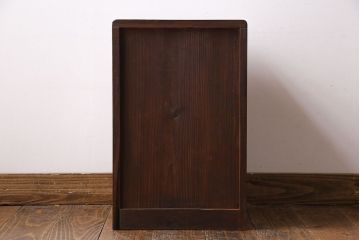 レトロ家具　昭和レトロ　懐かしい和の味わいが楽しめる小型チェスト(引き出し、小物入れ、裁縫箱)