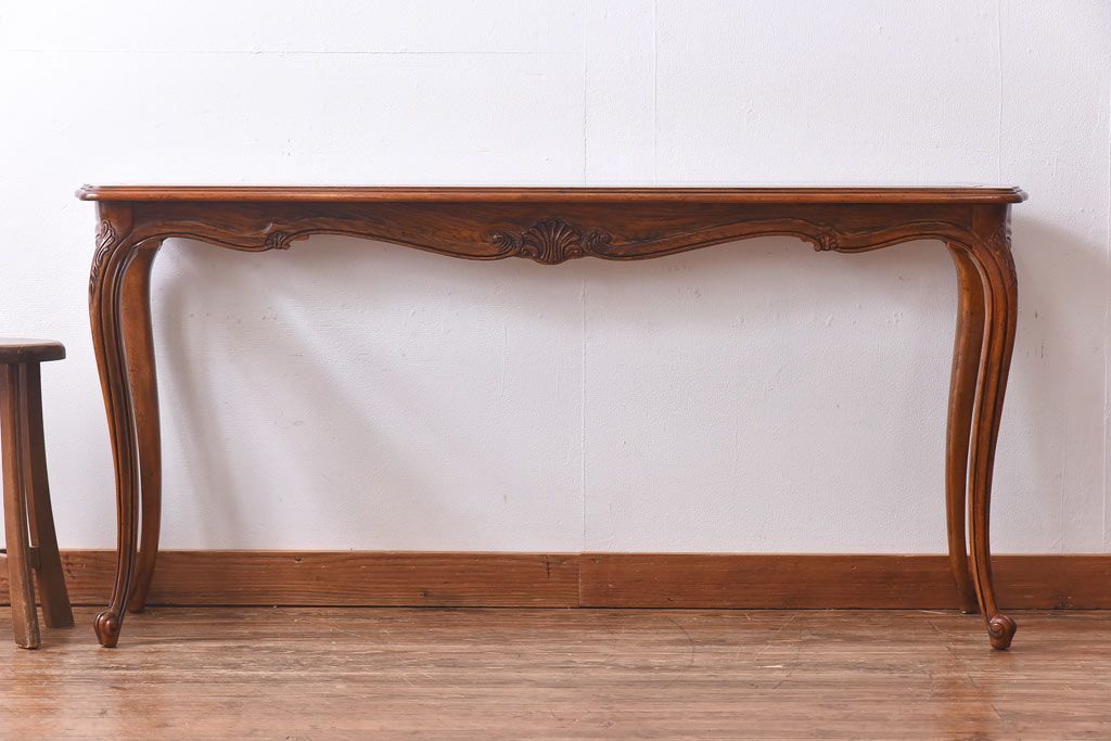 中古　DREXEL HERITAGE(ドレクセルヘリテイジ)　old continent(オールドコンチネント)　ソファテーブル(コンソールテーブル)(定価約33万円)