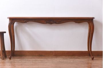 中古　DREXEL HERITAGE(ドレクセルヘリテイジ)　old continent(オールドコンチネント)　ソファテーブル(コンソールテーブル)(定価約33万円)