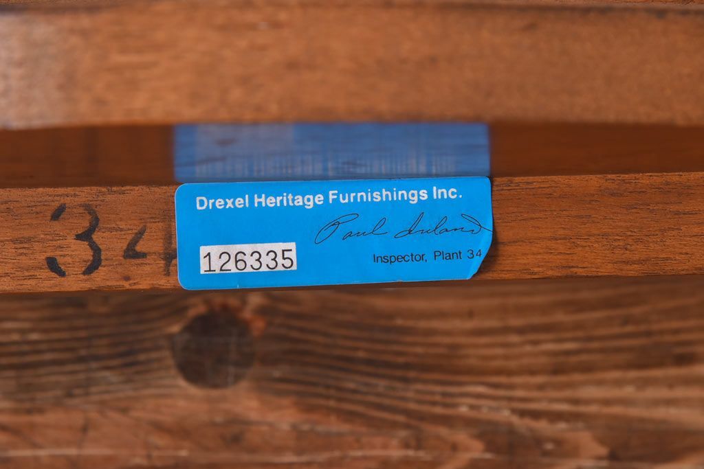 中古　DREXEL HERITAGE(ドレクセルヘリテイジ)　old continent(オールドコンチネント)　ソファテーブル(コンソールテーブル)(定価約33万円)