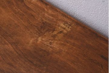 アンティーク雑貨　イギリスアンティーク　エレガントな装飾が施されたインレイドシェルフ(飾り棚、花台)