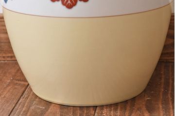 アンティーク雑貨　オールドノリタケ(則武、日陶)　桐紋が和モダンを盛り上げる火鉢(手あぶり、鉢カバー、傘立て)