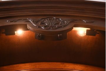 中古　DREXEL HERITAGE(ドレクセルヘリテイジ)　old continent(オールドコンチネント)　China(チャイナ)　食器棚(キャビネット、飾り棚、収納棚)(定価約240万円)