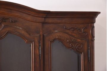 中古　DREXEL HERITAGE(ドレクセルヘリテイジ)　old continent(オールドコンチネント)　China(チャイナ)　食器棚(キャビネット、飾り棚、収納棚)(定価約240万円)