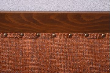 ビンテージ家具　昭和レトロ　ナラ材　木のぬくもりを感じるヴィンテージソファベンチ(長椅子)