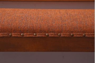 ビンテージ家具　昭和レトロ　ナラ材　木のぬくもりを感じるヴィンテージソファベンチ(長椅子)