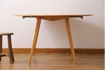 アンティーク家具　イギリス ERCOL(アーコール)　ウィンザーシリーズ　ドロップリーフテーブル(バタフライテーブル)