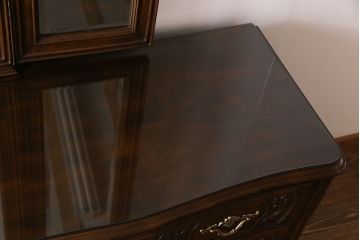 中古　美品　DREXEL HERITAGE(ドレクセルヘリテイジ)　old continent(オールドコンチネント)　ドレッシングチェスト(ドレッサー、三面鏡、ミラー、サイドチェスト)(定価約140万円)(R-029348)