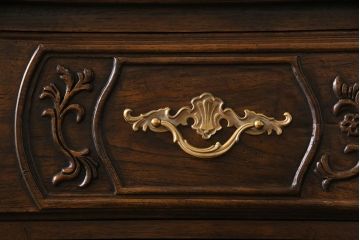 中古　美品　DREXEL HERITAGE(ドレクセルヘリテイジ)　old continent(オールドコンチネント)　ドレッシングチェスト(ドレッサー、三面鏡、ミラー、サイドチェスト)(定価約140万円)(R-029348)