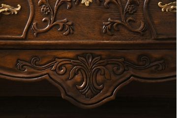 中古　美品　DREXEL HERITAGE(ドレクセルヘリテイジ)　old continent(オールドコンチネント)　ドレッシングチェスト(ドレッサー、三面鏡、ミラー、サイドチェスト)(定価約140万円)(R-029348)