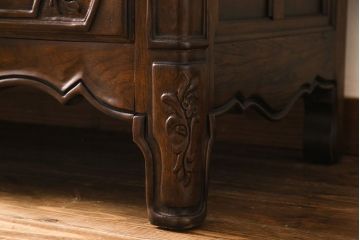 中古　美品　DREXEL HERITAGE(ドレクセルヘリテイジ)　old continent(オールドコンチネント)　ドレッシングチェスト(ドレッサー、三面鏡、ミラー、サイドチェスト)(定価約140万円)(R-029348)