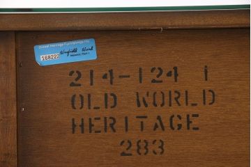 中古　美品　DREXEL HERITAGE(ドレクセルヘリテイジ)　old continent(オールドコンチネント)　ドレッシングチェスト(ドレッサー、三面鏡、ミラー、サイドチェスト)(定価約140万円)(R-029348)