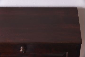 中古　北海道民芸家具　特注品!　激レア　スリムな脚のライティングビューロー(簿記机)(定価約29万円)