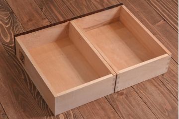 中古　北海道民芸家具　特注品!　激レア　スリムな脚のライティングビューロー(簿記机)(定価約29万円)