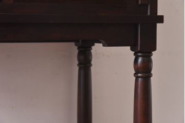 中古　北海道民芸家具　特注品!　激レア　スリムな脚のライティングビューロー(簿記机)(定価約29万円)