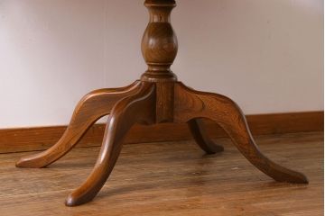 ヴィンテージ家具　イギリスビンテージ　ERCOL(アーコール)　ニレ材　オーバル型エクステンションテーブル(ダイニングテーブル、ラウンドテーブル)