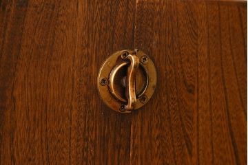 ヴィンテージ家具　イギリスビンテージ　ERCOL(アーコール)　ニレ材　オーバル型エクステンションテーブル(ダイニングテーブル、ラウンドテーブル)