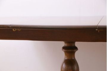 ヴィンテージ家具　イギリスビンテージ　ERCOL(アーコール)　ニレ材　オーバル型エクステンションテーブル(ダイニングテーブル、ラウンドテーブル)