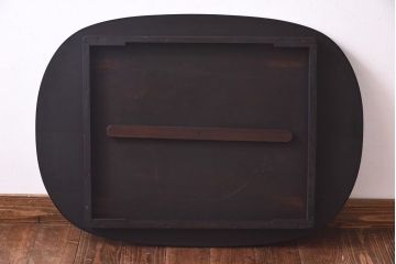 アンティーク雑貨　中古　ヤマハ(日本楽器・山葉)　和モダンな折りたたみテーブル(カフェテーブル、サイドテーブル)