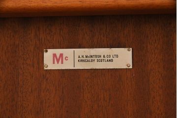 ヴィンテージ家具　北欧ビンテージ　McIntosh(マッキントッシュ)　エクステンションテーブル(ラウンドテーブル、ダイニングテーブル)