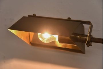 PIETERMAN社　真鍮製　古色磨き仕上げ　ファーマシーランプ(フロアスタンド)(定価約19万円)