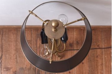 CHAPMAN社　CANDLE STICK WITH TRI-LEG BASE　真鍮製スタンドライト(フロアスタンド、照明)(定価約12万円)